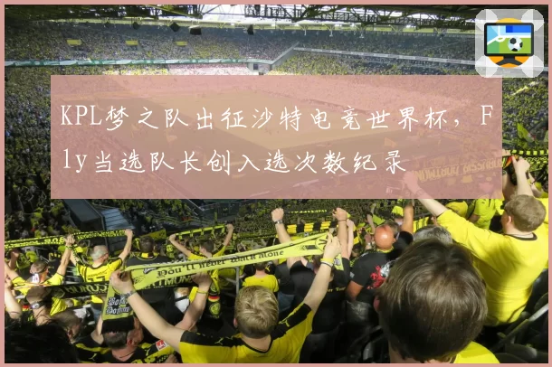 KPL梦之队出征沙特电竞世界杯,Fly当选队长创入选次数纪录